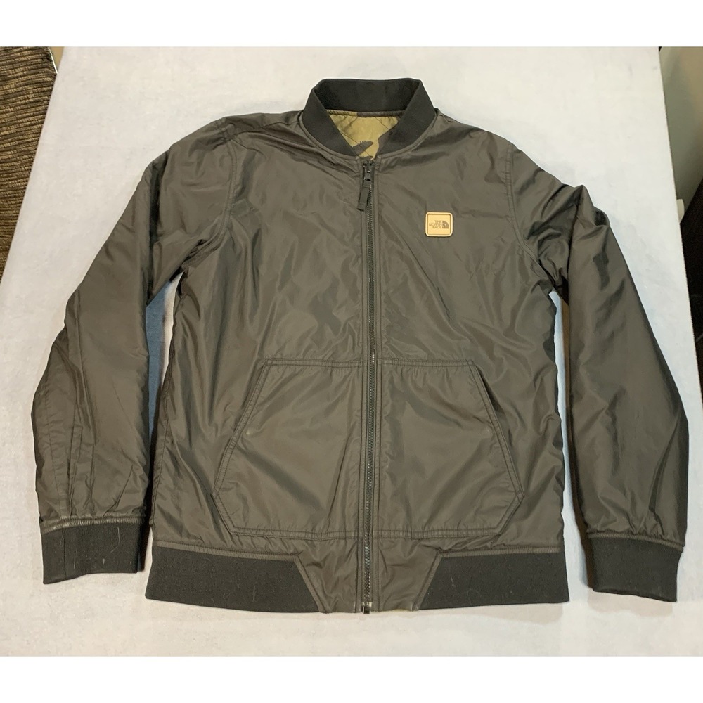 North Face Mens Lightweight Reversible Insulated Camo/Black Jacket Mens Size M - Picture 5 of 6